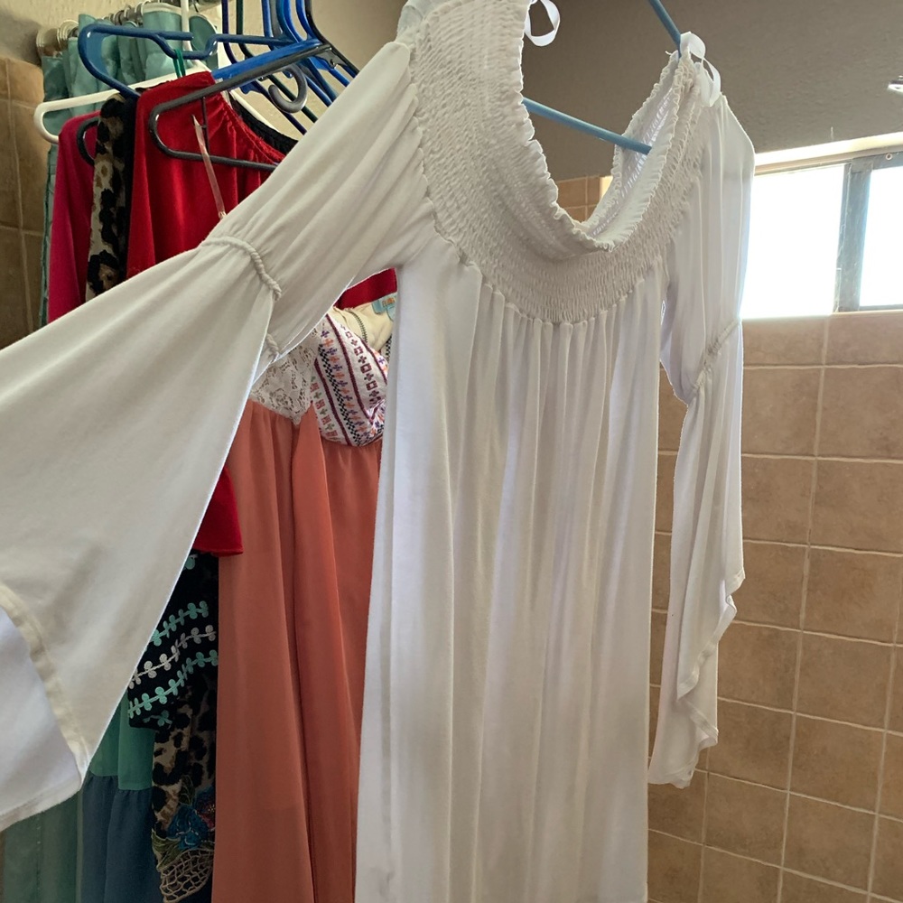 White dress or can be used as a tunic